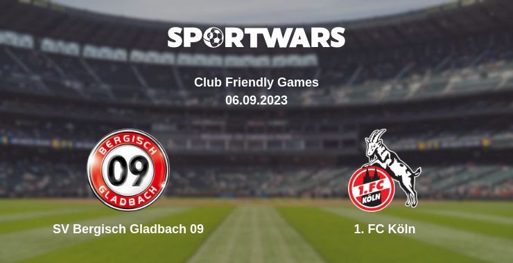 SV Bergisch Gladbach 09 — 1. FC Köln watch online for free 06.09.2023