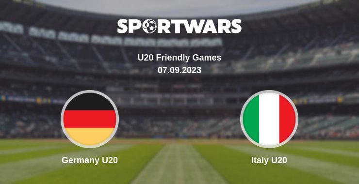 Germany U20 — Italy U20 watch online for free 07.09.2023