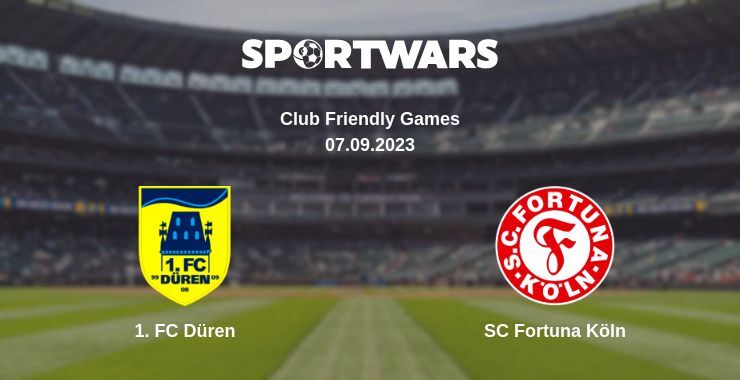 1. FC Düren — SC Fortuna Köln watch online for free 07.09.2023