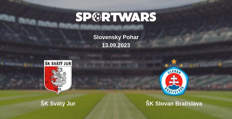 ŠK Svätý Jur — ŠK Slovan Bratislava watch online for free 13.09.2023