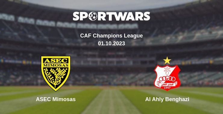 ASEC Mimosas — Al Ahly Benghazi, where to watch online broadcast