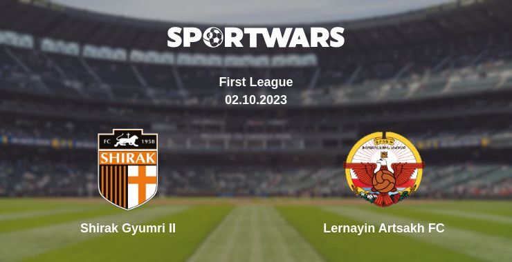 Shirak Gyumri II — Lernayin Artsakh FC watch online for free 02.10.2023