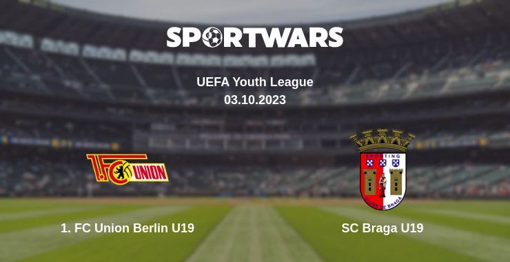 1. FC Union Berlin U19 — SC Braga U19 watch online for free 03.10.2023