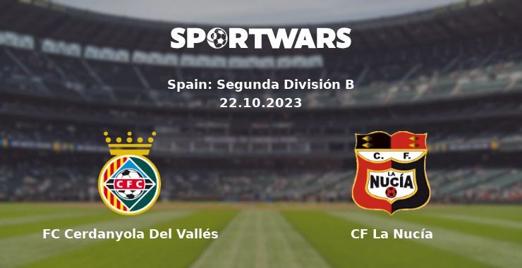 FC Cerdanyola Del Vallés — CF La Nucía watch online for free 22.10.2023