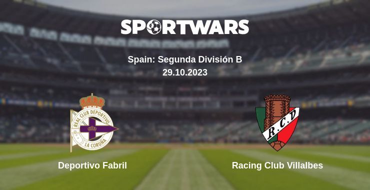 Deportivo Fabril — Racing Club Villalbes watch online for free 29.10.2023