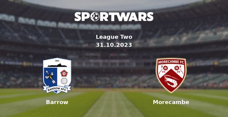 Barrow — Morecambe watch online for free 31.10.2023