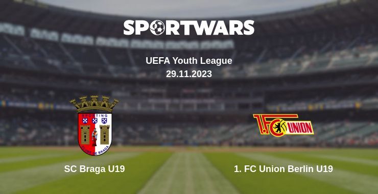 SC Braga U19 — 1. FC Union Berlin U19 watch online for free 29.11.2023