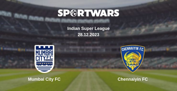 Mumbai City FC — Chennaiyin FC watch online for free 28.12.2023