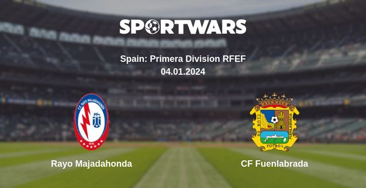 Rayo Majadahonda — CF Fuenlabrada watch online for free 04.01.2024