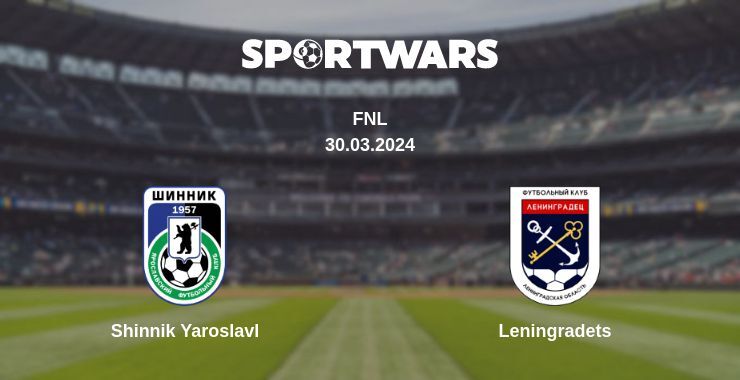 Shinnik Yaroslavl — Leningradets watch online for free 30.03.2024