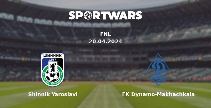 Shinnik Yaroslavl — FK Dynamo-Makhachkala watch online for free 20.04.2024