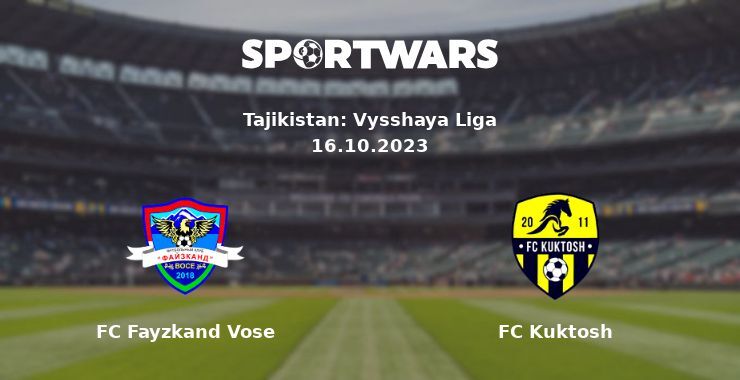 FC Fayzkand Vose — FC Kuktosh watch online for free 16.10.2023