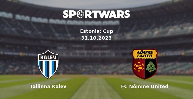 Tallinna Kalev — FC Nõmme United watch online for free 31.10.2023