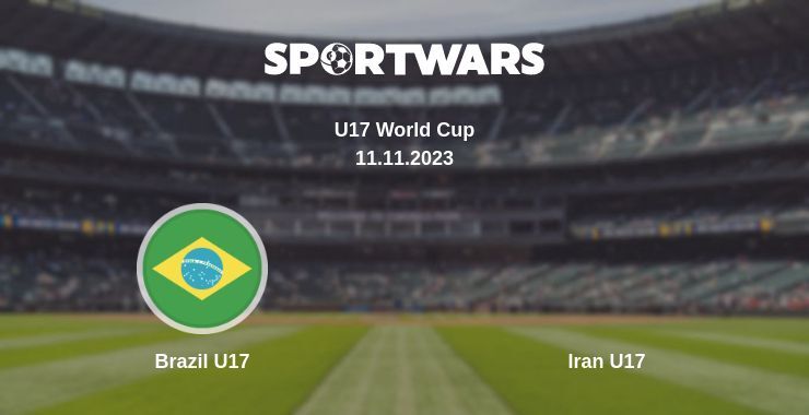 Brazil U17 — Iran U17 watch online for free 11.11.2023