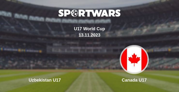 Uzbekistan U17 — Canada U17 watch online for free 13.11.2023