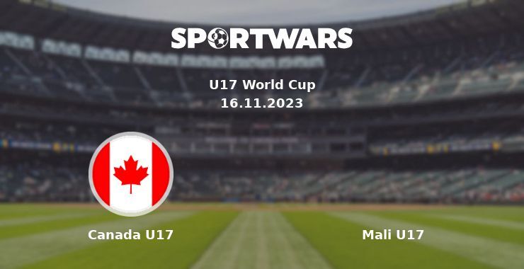 Canada U17 — Mali U17 watch online for free 16.11.2023