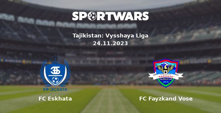 FC Eskhata — FC Fayzkand Vose watch online for free 24.11.2023