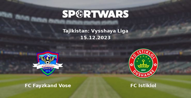 FC Fayzkand Vose — FC Istiklol watch online for free 15.12.2023