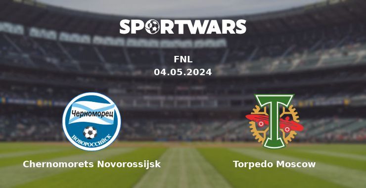 Chernomorets Novorossijsk — Torpedo Moscow watch online for free 04.05.2024