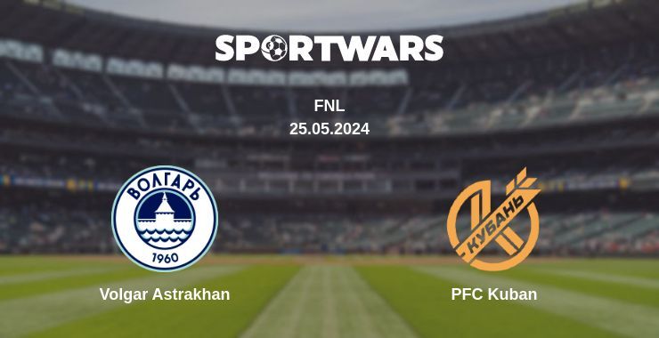 Volgar Astrakhan — PFC Kuban watch online for free 25.05.2024