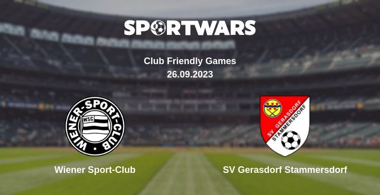 Wiener Sport-Club — SV Gerasdorf Stammersdorf watch online for free 26.09.2023