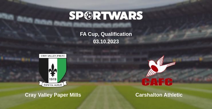 Cray Valley Paper Mills — Carshalton Athletic watch online for free 03.10.2023