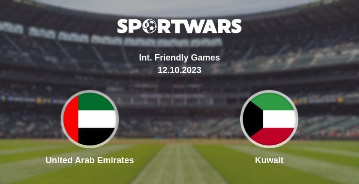 United Arab Emirates — Kuwait watch online for free 12.10.2023