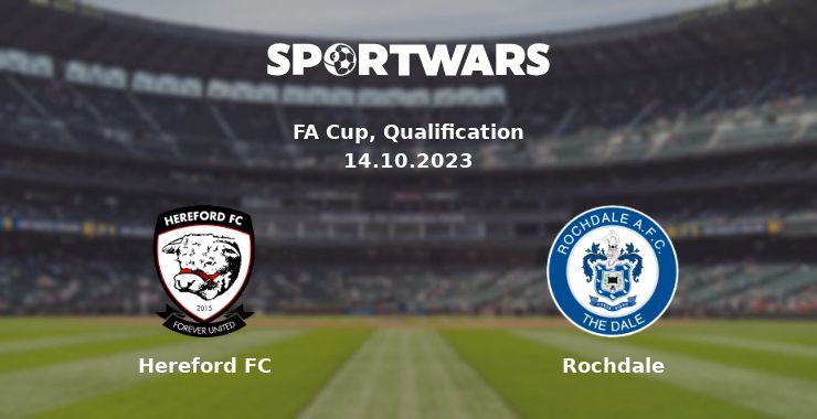 Hereford FC — Rochdale watch online for free 14.10.2023