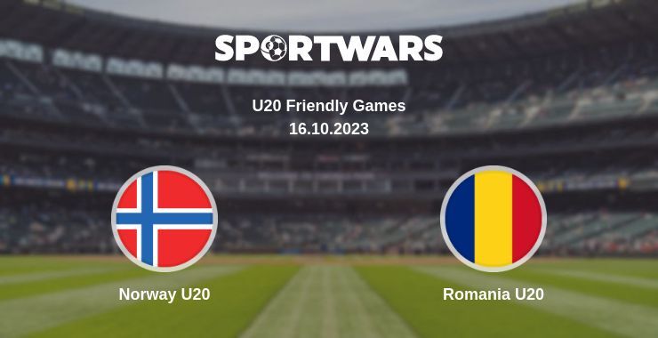 Norway U20 — Romania U20 watch online for free 16.10.2023