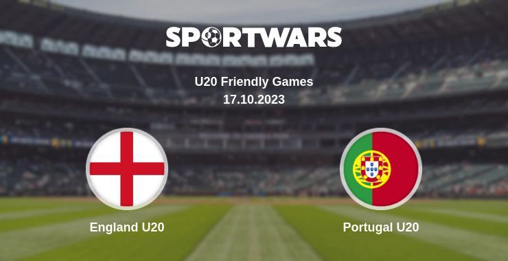 England U20 — Portugal U20 watch online for free 17.10.2023