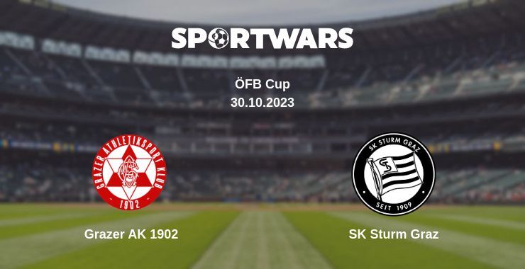 Grazer AK 1902 — SK Sturm Graz watch online broadcast, 30.10.2023