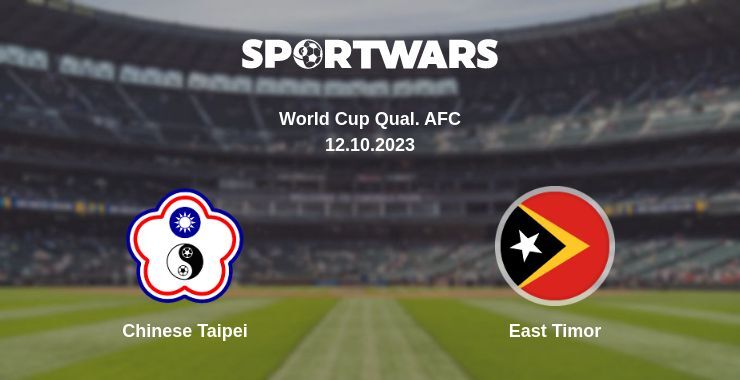 Chinese Taipei — East Timor, where to watch online broadcast