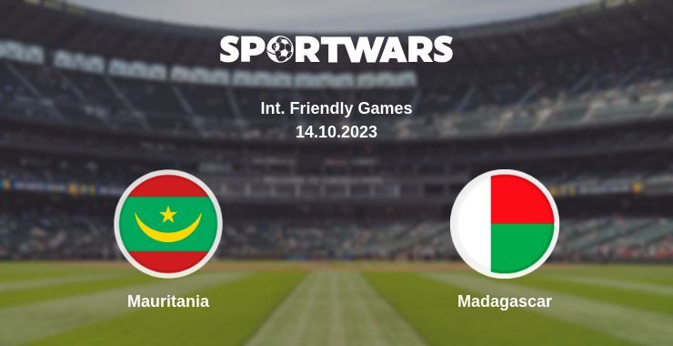 Result of the Mauritania — Madagascar match, 14.10.2023