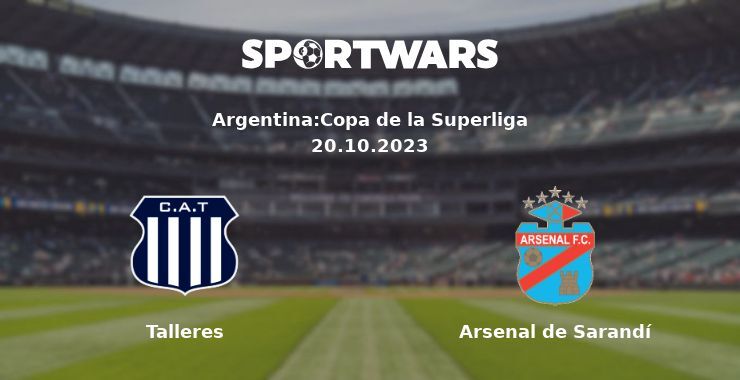 Talleres — Arsenal de Sarandí watch online for free 20.10.2023