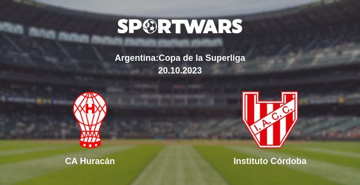 CA Huracán — Instituto Córdoba watch online for free 20.10.2023