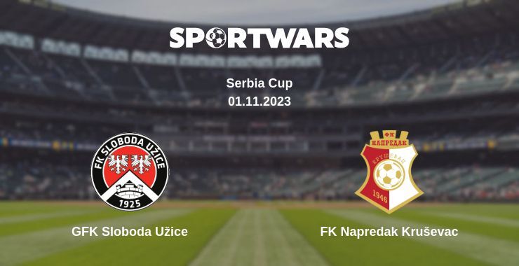 GFK Sloboda Užice — FK Napredak Kruševac watch online for free 01.11.2023