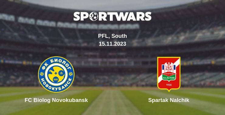 FC Biolog Novokubansk — Spartak Nalchik watch online for free 15.11.2023