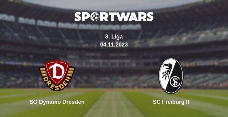 SG Dynamo Dresden — SC Freiburg II watch online for free 04.11.2023