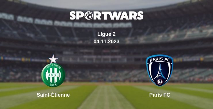 Saint-Étienne — Paris FC watch online for free 04.11.2023