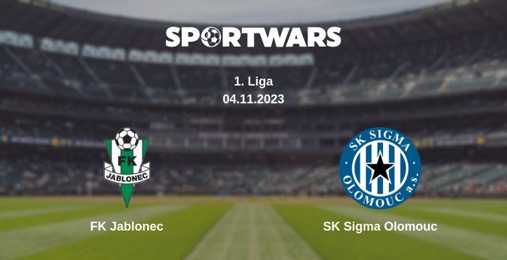 FK Jablonec — SK Sigma Olomouc watch online for free 04.11.2023