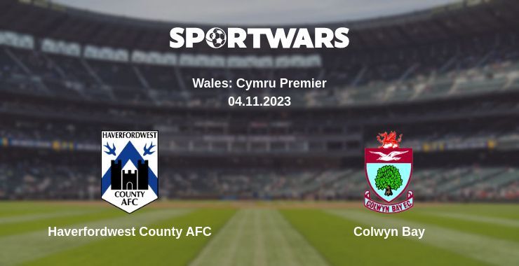 Haverfordwest County AFC — Colwyn Bay watch online for free 04.11.2023