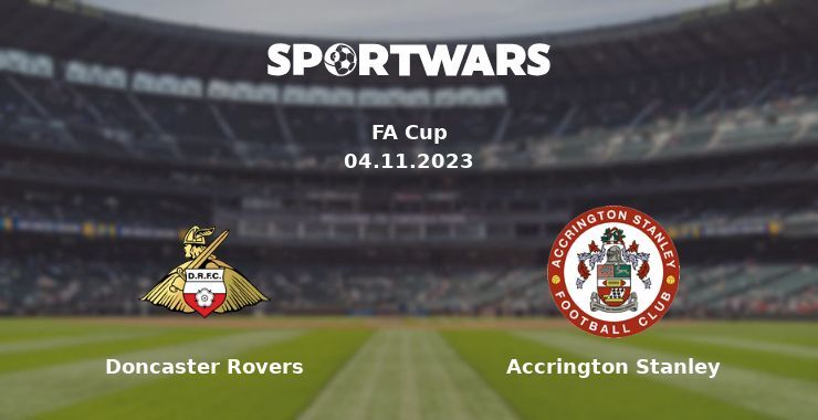 Doncaster Rovers — Accrington Stanley watch online for free 04.11.2023