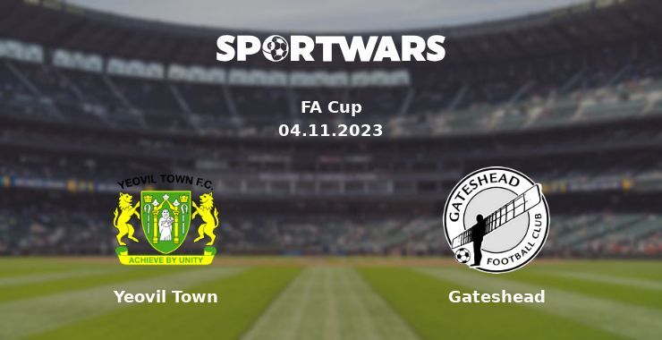 Yeovil Town — Gateshead watch online for free 04.11.2023