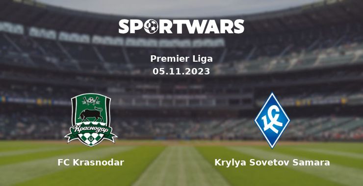 FC Krasnodar — Krylya Sovetov Samara watch online for free 05.11.2023