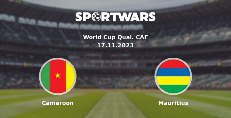 Cameroon — Mauritius watch online for free 17.11.2023