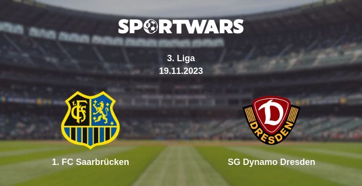 1. FC Saarbrücken — SG Dynamo Dresden watch online for free 19.11.2023