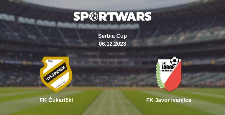 Result of the FK Čukarički — FK Javor Ivanjica match, 06.12.2023