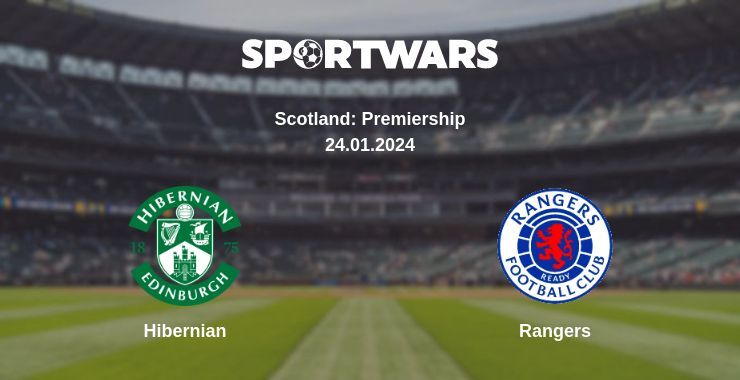 Hibernian — Rangers watch online for free 24.01.2024