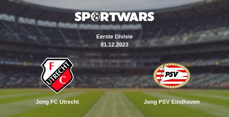 Jong FC Utrecht — Jong PSV Eindhoven watch online for free 01.12.2023