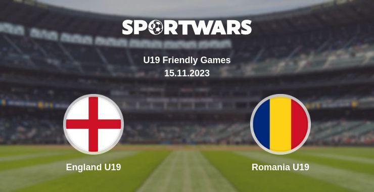 England U19 — Romania U19 watch online for free 15.11.2023